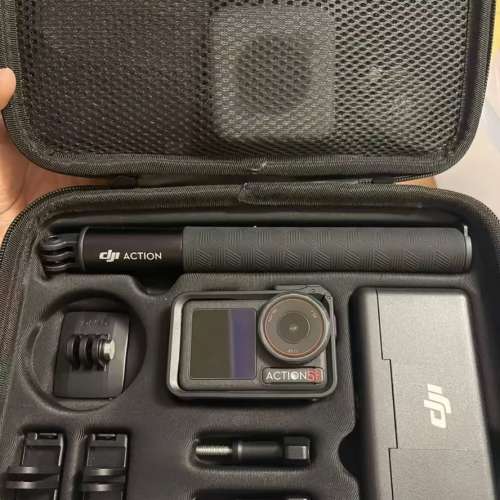 大疆action5pro暢享版全套出,機身新凈,有保飬同盒