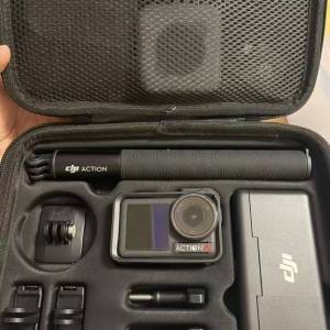 大疆action5pro暢享版全套出,機身新凈,有保飬同盒