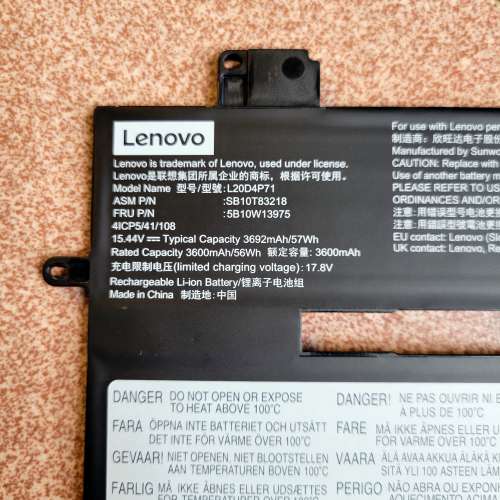 十多款全新原廠LENOVO Notebook電池 X1 YOGA等電池