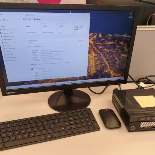 90%新Lenovo ThinkCentre 連DVD-RW & Lenovo 23" Monitor