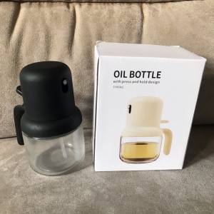 🍚 Bane Oil Dispenser Sprayer Bottle 180ml BLACK NEW 全新 按壓式 玻璃噴 油壺 ...