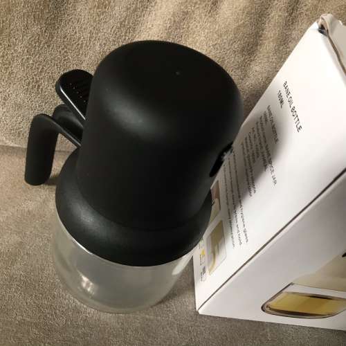 🍚 Bane Oil Dispenser Sprayer Bottle 180ml BLACK NEW 全新 按壓式 玻璃噴 油壺 ...
