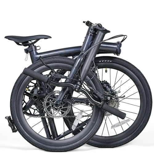 最新黑色  (NEO 20吋 36T 飛輪) JAVA NEO 9速 油剎 20吋 406 鋁合金折叠車 （三折叠...