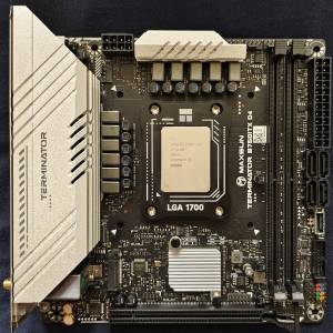 MAXSUN TERMINATOR B760ITX DDR4 + INTEL 14100 + 32GB DDR4 2600 RAM