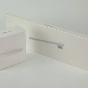 Apple 有線鍵盤+滑鼠 （全新）