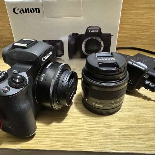 Canon EOS M50 15-45 Kit set + EF-M 22mm f/2.0 STM