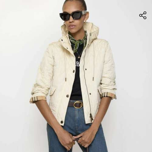 全新Burberry女裝夾棉外套