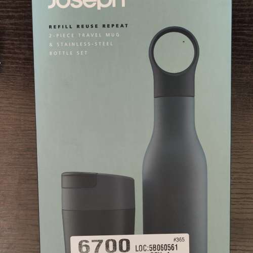 Joseph Joseph 雙層保溫不銹鋼水樽500毫升及旅行便攜杯340毫升