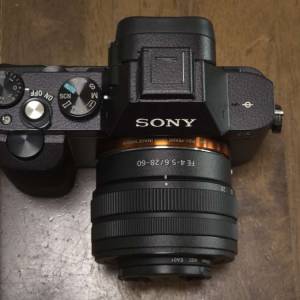 Sony A7 with 28-70 lens (not A7c A7iii A74)