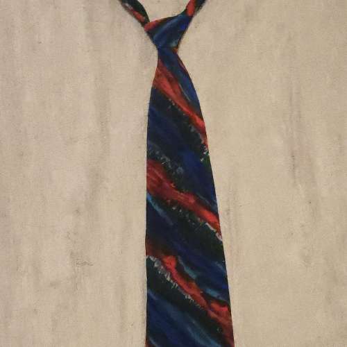 水彩畫一般美麗 領呔，罕有 100% SILK全絲質，J. Garcia 美洲名牌 , 領帶 tie, Nec...