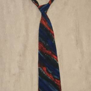 水彩畫一般美麗 領呔，罕有 100% SILK全絲質，J. Garcia 美洲名牌 , 領帶 tie, Nec...