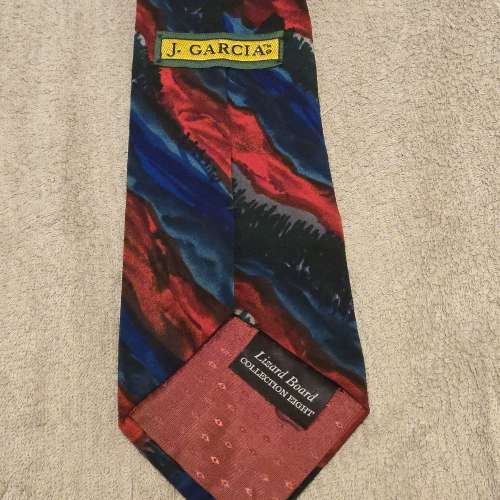 水彩畫一般美麗 領呔，罕有 100% SILK全絲質，J. Garcia 美洲名牌 , 領帶 tie, Nec...