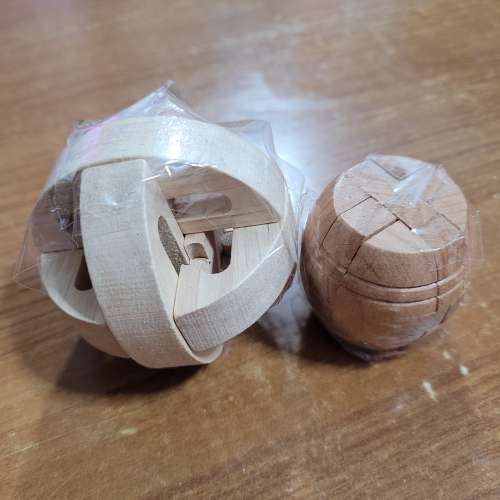 成人益智 考腦筋玩貝 鲁班鎖套裝二套