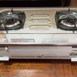 TGC 品牌座枱式雙頭煤氣煮食爐