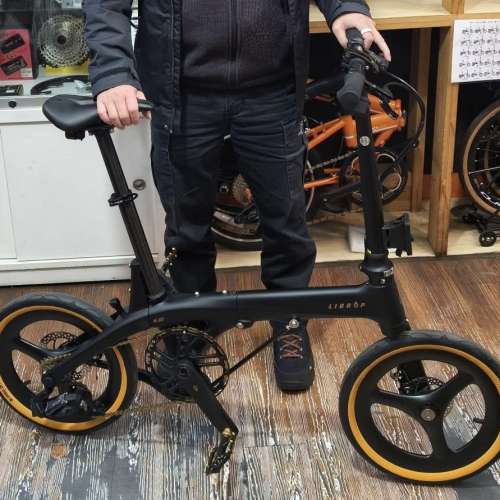 預訂驚喜價 Lidrop 一叮點 Ultra 版 5速電變 碳三刀碟剎 16吋 305 碳纖維折叠車 送...