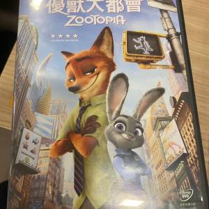 disney DVD zootopia 優獸大都會