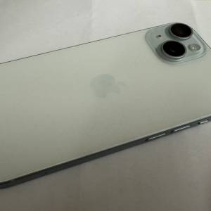 iPhone 15 128GB 藍白色 完全無花 功能全正常任試電池效能94%淨機有玻璃貼和機套。...