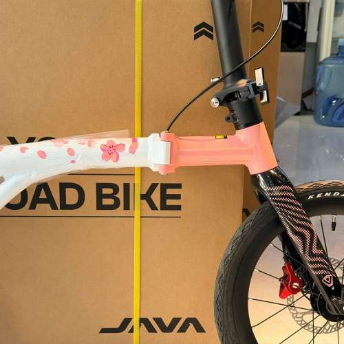 (限定櫻花粉色廠商有貨出啦) 2026  新款 JAVA NEO 9速/12速電變 油剎桶軸 16吋349 ...