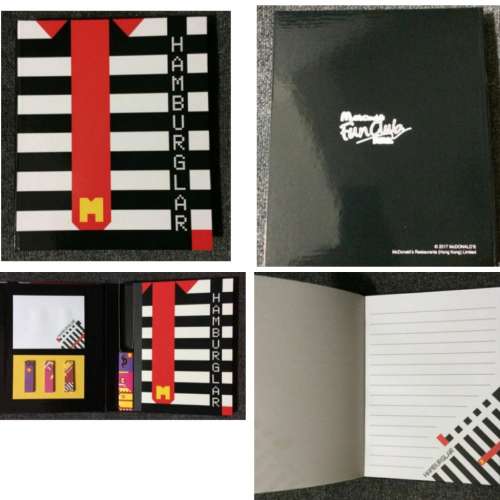 全新 麥當勞筆記本 一套四款