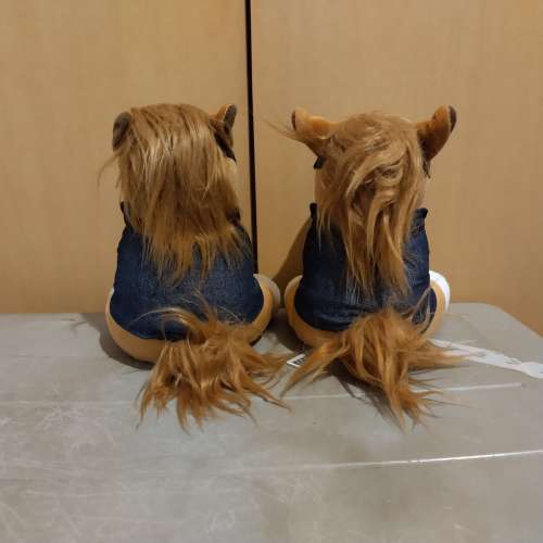 58折 全新 馬場有禮 The Ponyland牛仔服造型系列(男) - 小馬毛公仔 (咖啡色)(13cm) 細