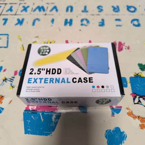 全新外置硬盤盒+二手 WD 500GB hard disk(狀況良好請參考圖二)