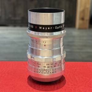 Meyer-Optik Gorlitz Trioplan 100mm f2.8 M42 silver lens