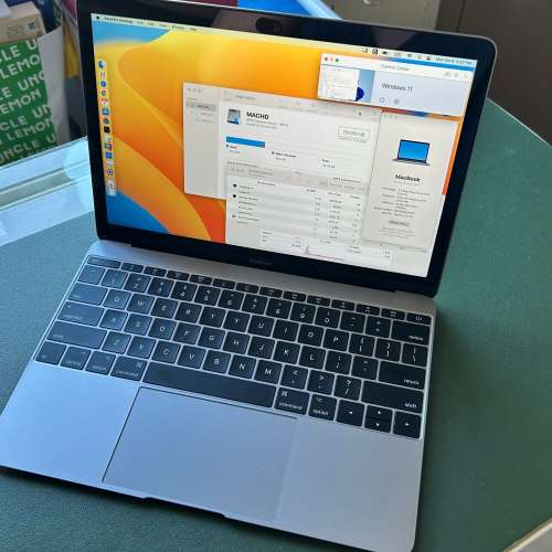 極罕有16GB RAM / Intel i5 / 265GB SSD / Macbook 12-inch 2017超輕超薄 / 灰色太空...