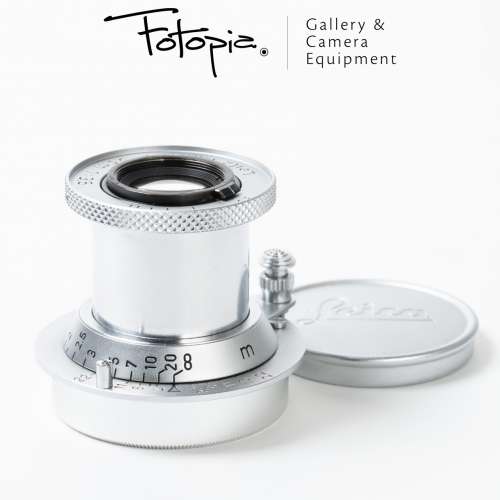 || Leica Elmar 50mm F3.5 LTM - Silver / A36 / red scale (SN: 145xxxx) $4800 ||