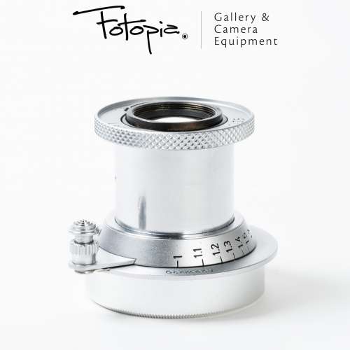 || Leica Elmar 50mm F3.5 LTM - Silver / A36 / red scale (SN: 145xxxx) $4800 ||