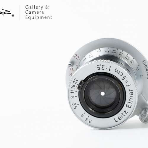 || Leica Elmar 50mm F3.5 LTM - Silver / A36 / red scale (SN: 145xxxx) $4800 ||