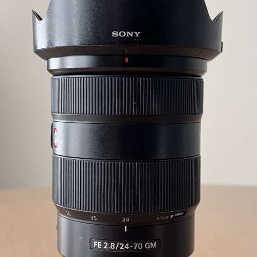 Sony FE f2.8 /24-70mm GM lens