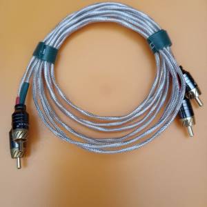 純銀發燒級 RCA 音頻線