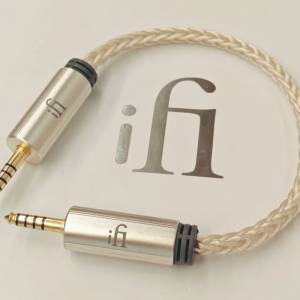 近全新淨線一條 iFi audio 4.4mm to 4.4mm 平衡訊號短線 冇單冇保