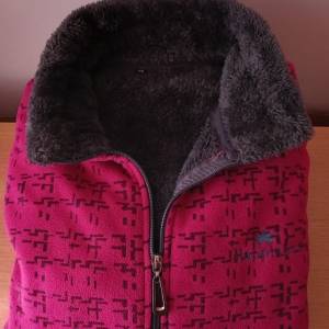 Happiness 抓毛外套秋褸 fleece jacket / coat (Size : XL)