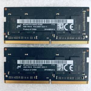 PC4 2400 SODIMM DDR4 Ram 4Gb x2