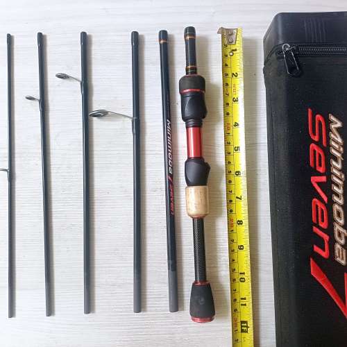 偷釣竿多節旅行竿 - Carousell 日本PROX MINIMOBA SEVEN 假餌竿偷釣竿多節旅行竿