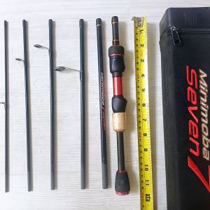 偷釣竿多節旅行竿 - Carousell 日本PROX MINIMOBA SEVEN 假餌竿偷釣竿多節旅行竿