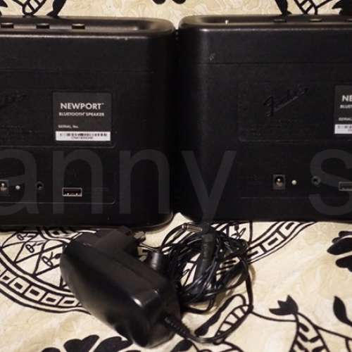 兩部 香港行貨 Fender Newport Bluetooth Speaker 藍牙喇叭 (需使用火牛) 媲美 Bos...