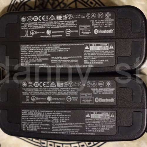 兩部 香港行貨 Fender Newport Bluetooth Speaker 藍牙喇叭 (需使用火牛) 媲美 Bos...