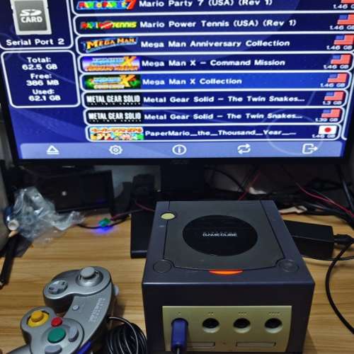 Nintendo GameCube 任天堂遊戲機 火牛 AV線 手制 picoboot