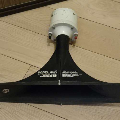 美國製 Electro-Voice T 25A Midrange With 8HD Horn,1吋喉嚨，古董金屬號角連頭, ...