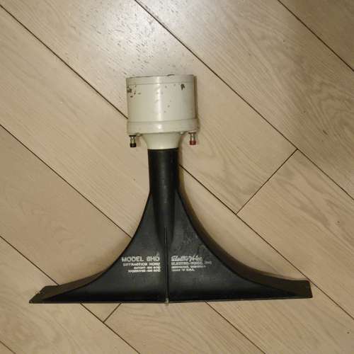 美國製 Electro-Voice T 25A Midrange With 8HD Horn,1吋喉嚨，古董金屬號角連頭, ...