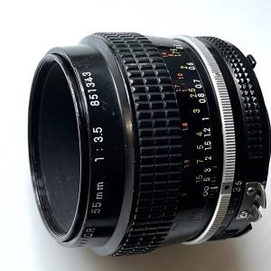 Nikon Nikkor 55mm f/3.5 macro 微距