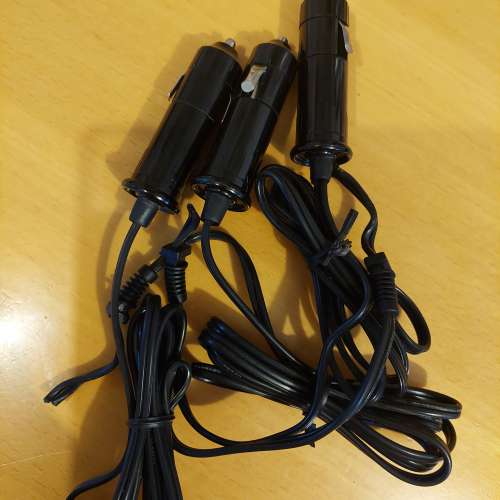 DC 電源插頭及線和汽車12V DC 插頭連Cable