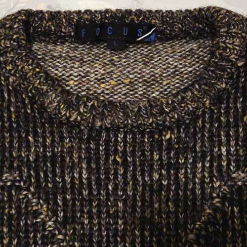 美國名牌 冷衫 Focus knit sweater.毛衣, 高級設計, 突顯型格 Stylistic cutting