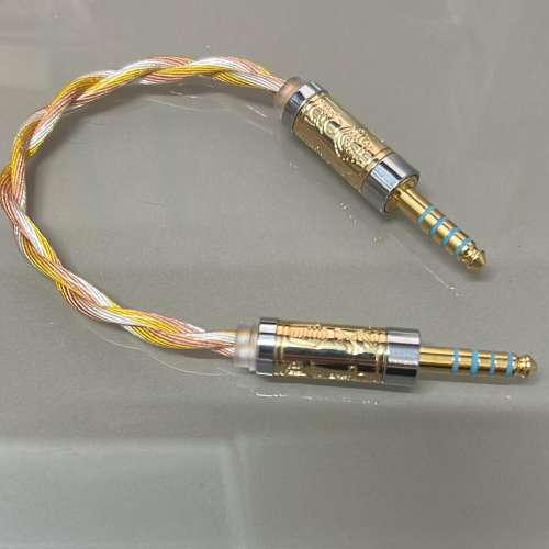 [限量1條]三頻提升旗艦級2絞630芯金銀銅(無氧銅+單晶銅鍍銀+單晶銅渡金+紫芯單晶銅...