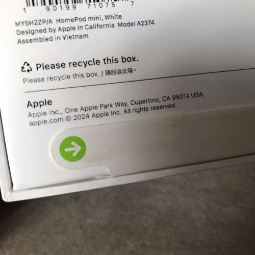 🔊 APPLE HomePod mini SmartSpeaker WHITE NEW 全新 蘋果 智慧型揚聲器 座枱 喇叭 ...