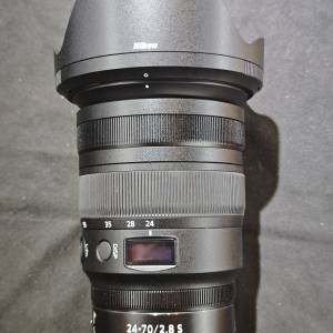 Nikon 24-70/2.8 s z 尼康 24mm 70mm 24 70  99%new 冇證冇單冇盒 有罩 鏡片通透 ...