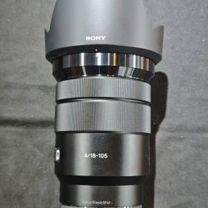 Sony 18-105/4 PZ E  APSC 索尼 18mm 105mm 18 105 99%new 冇盒冇單有罩 鏡片通透 ...