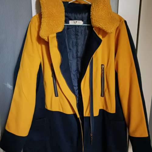 LY style 抓毛外套秋褸 fleece jacket / coat (Size : 4XL)